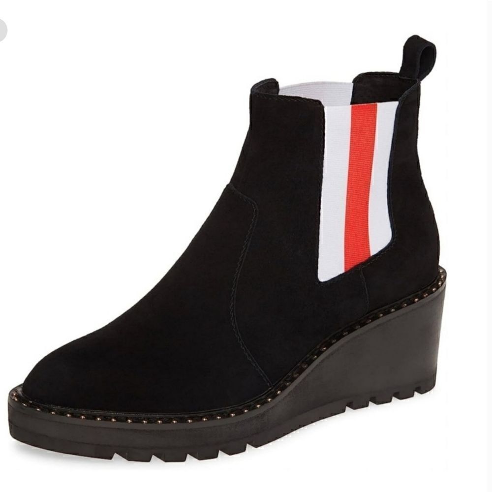 CECELIA NEW YORK Gemma Suede Boots in Black Suede Size 8.5 - Picture 2 of 8